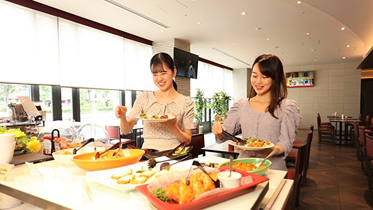 朝食ビュッフェ