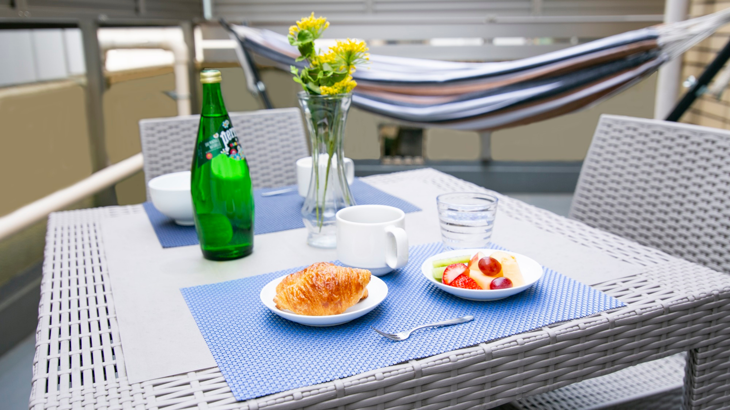 バンクベッドルーム テラス付き