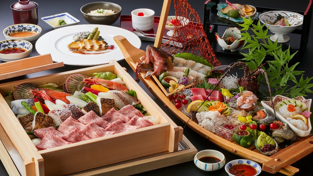【特撰会席】〜贅の極み〜プレミアムツイン限定★料理長こだわりの豪華舟盛とせいろ蒸しを堪能