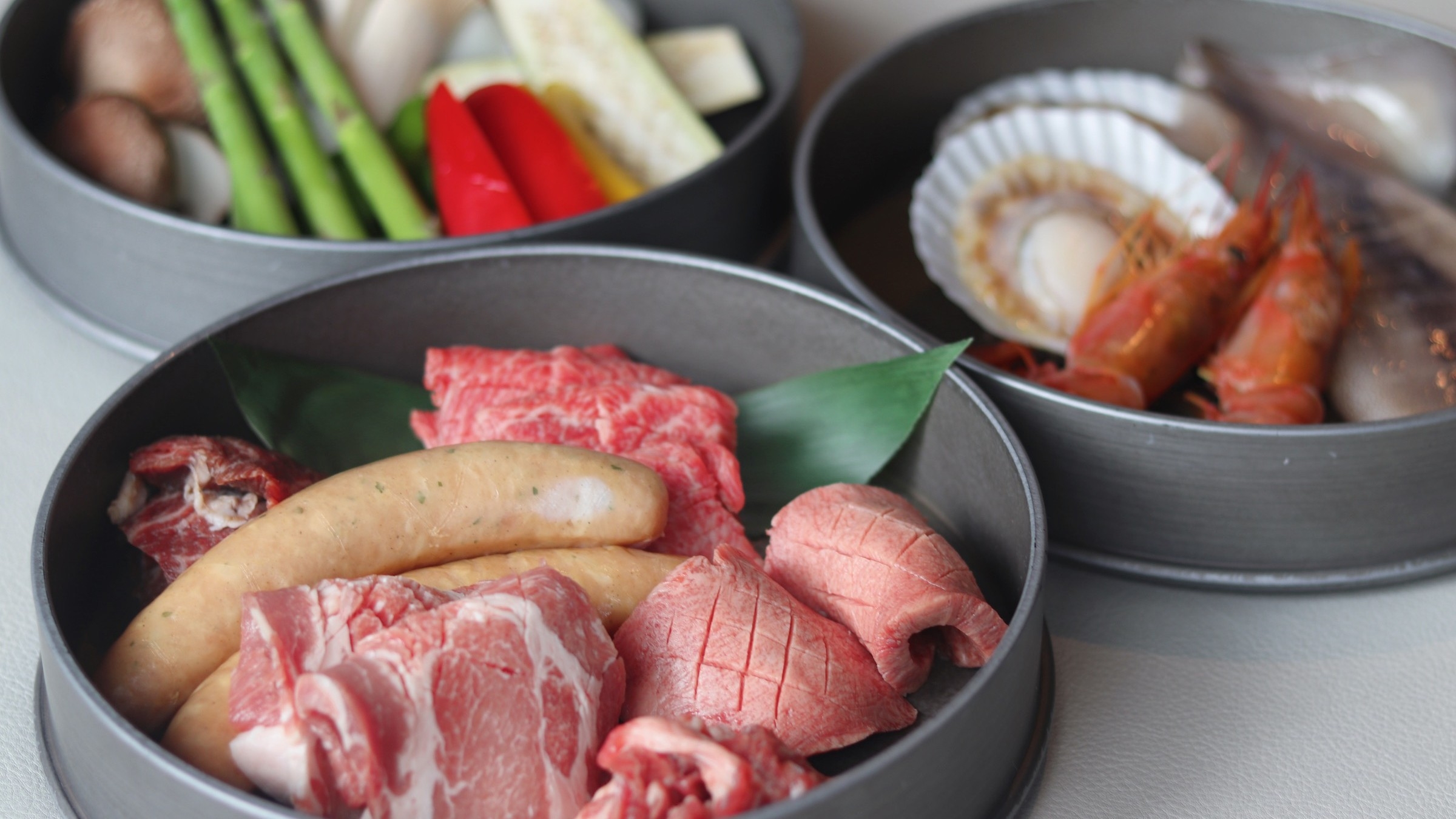 【1棟貸切温泉付コテージでBBQプラン】「定山渓精肉店」店主自慢の焼肉六段＋新鮮魚貝♪手ぶらでBBQ