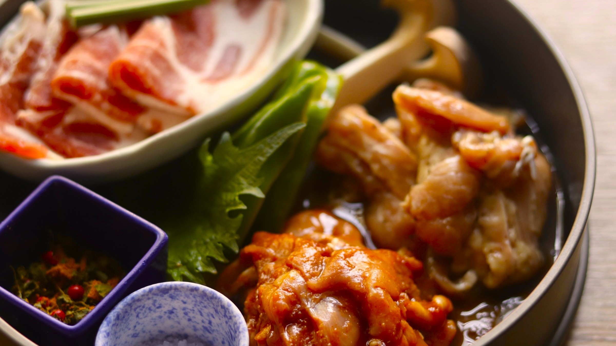 【定山渓精肉店／ご夕食「カジュアル五段」】