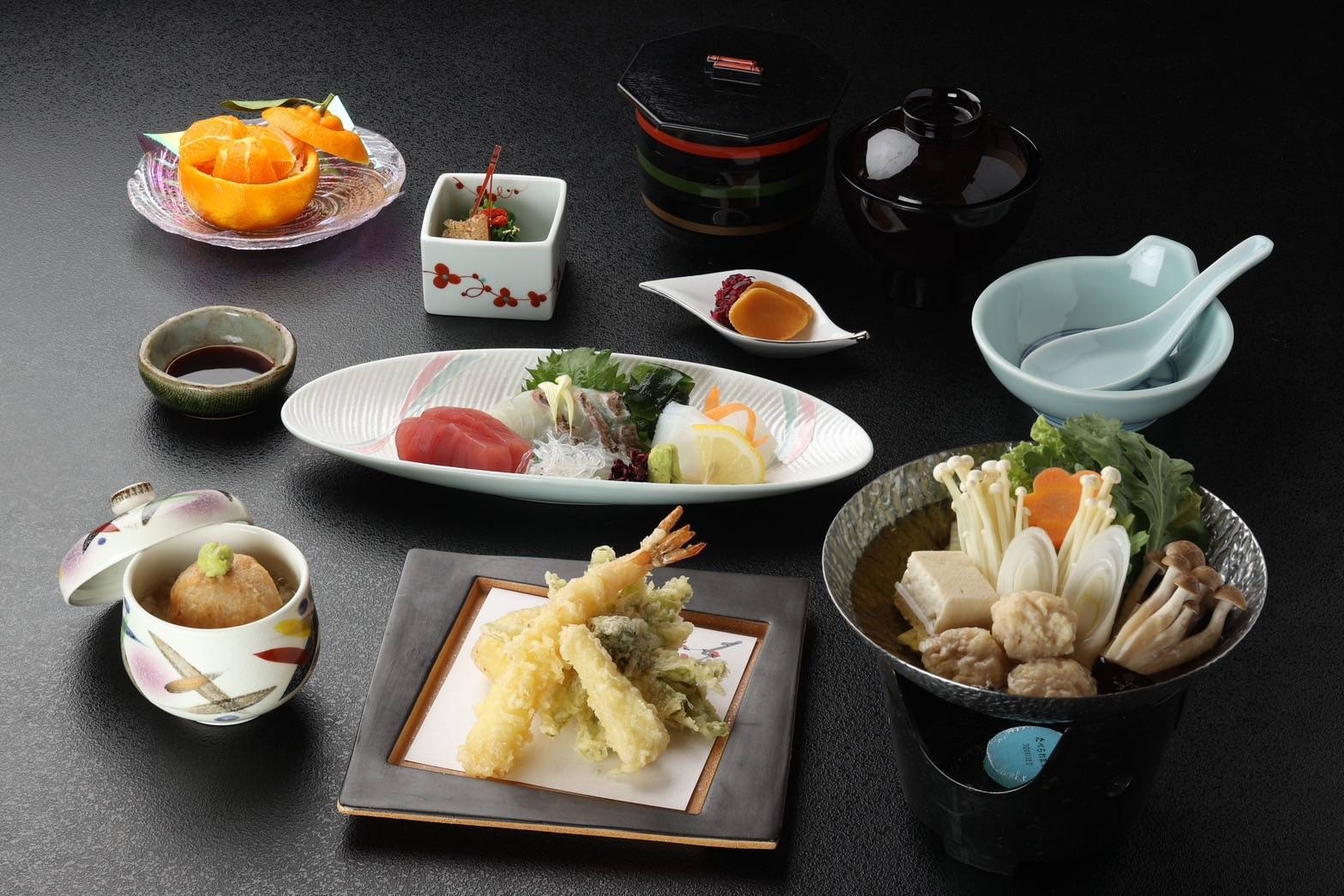 1月〜3月限定！美浜荘のスタンダード会席【お手軽＆お得！】—春野菜付旬菜会席—