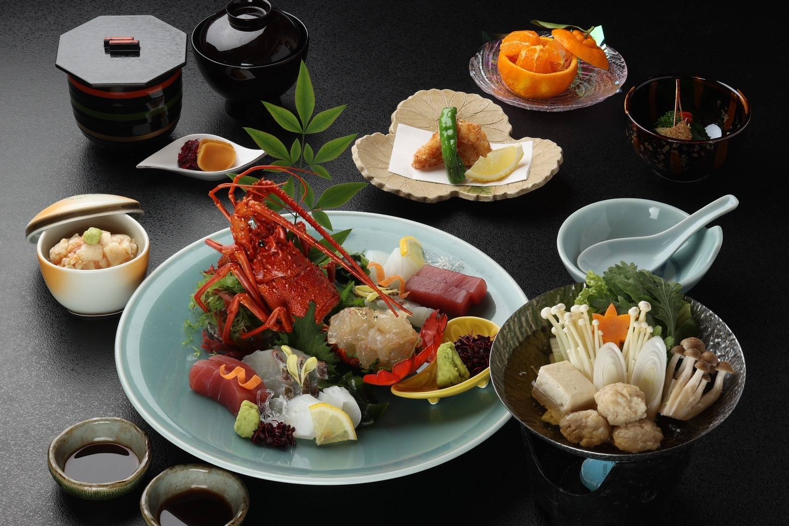 10月〜12月限定！伊勢海老とクエ付旬菜会席