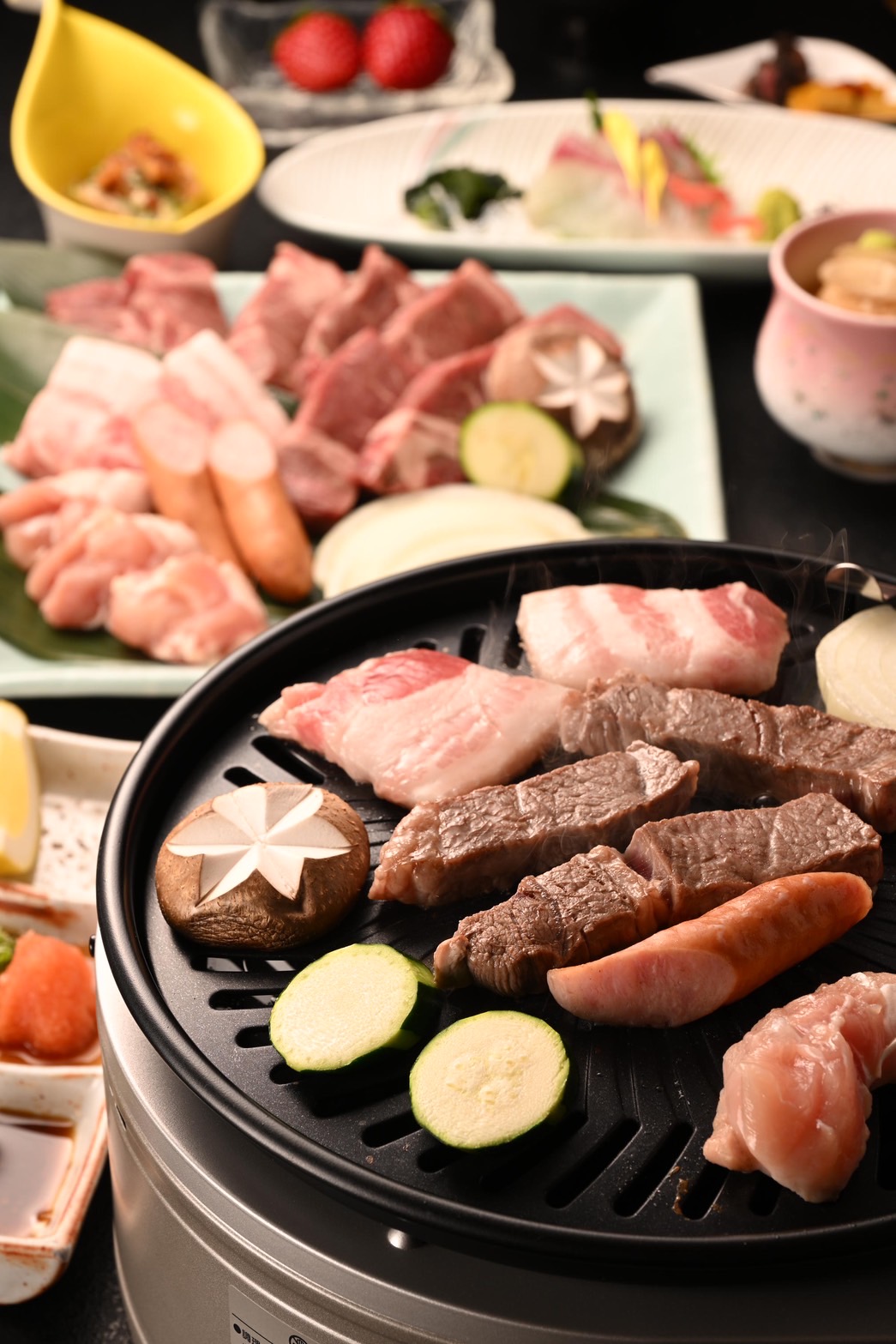 三種のお肉食べ放題