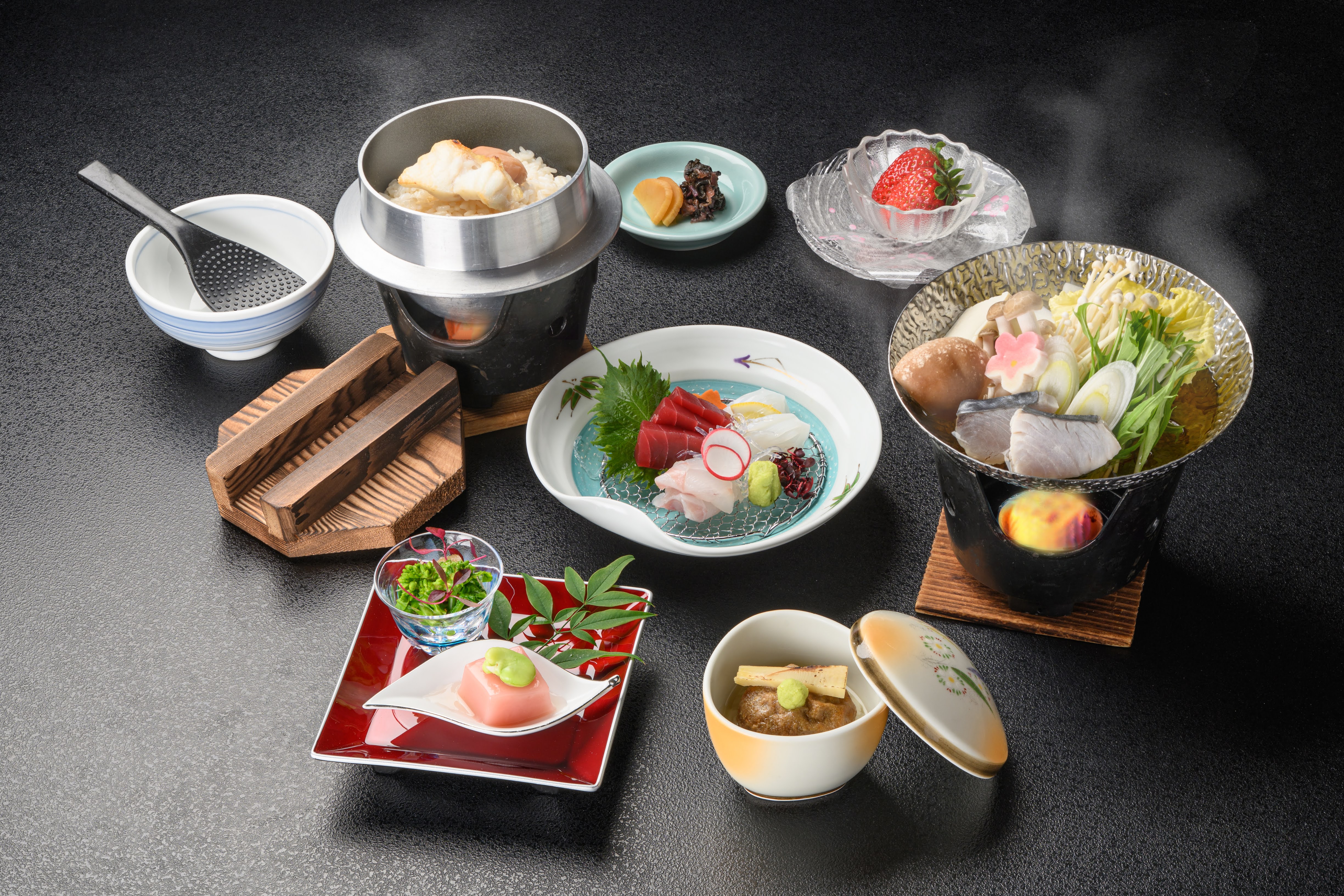 九絵釜飯付旬菜会席