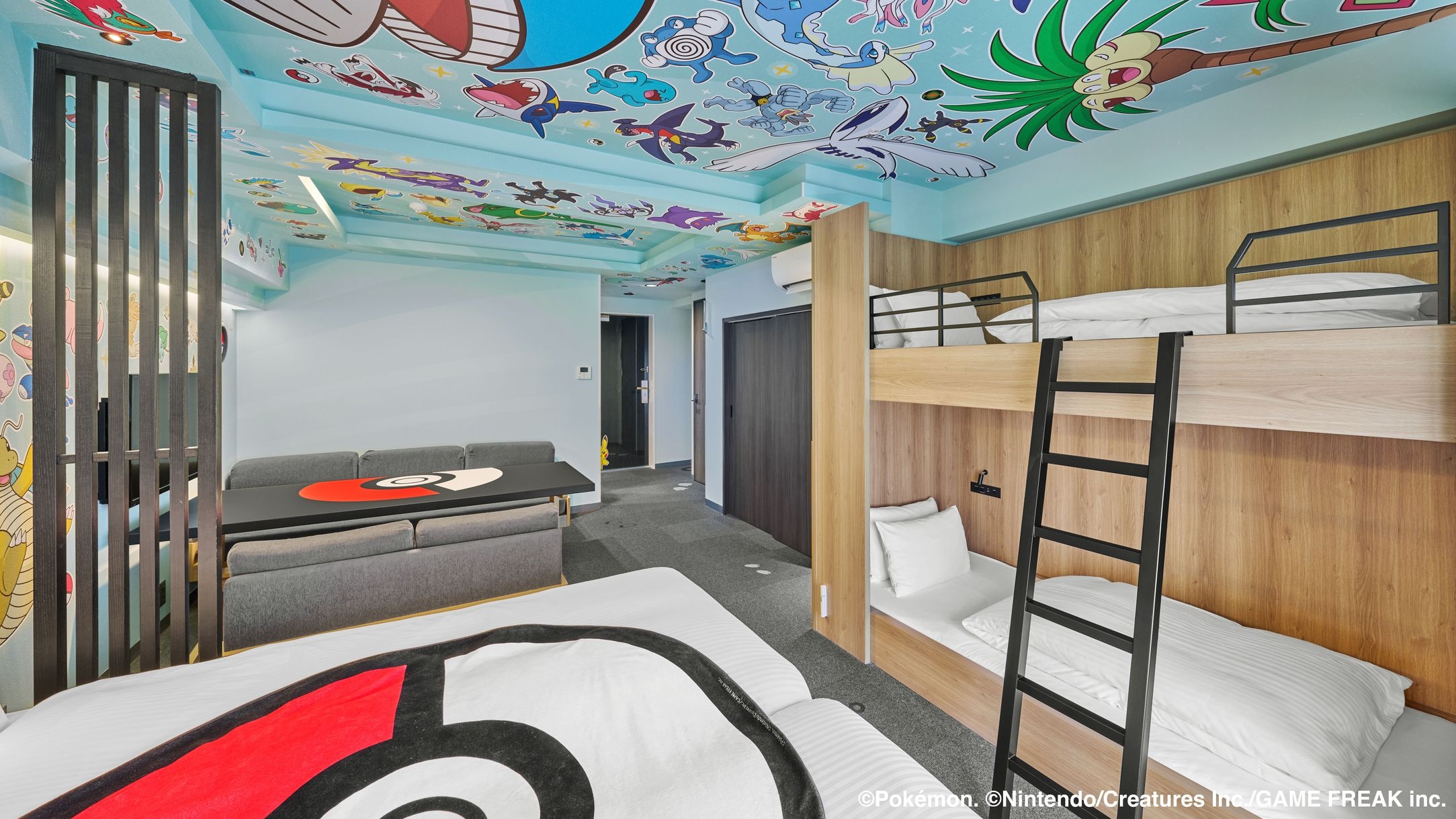 【ポケモンルーム】100匹のポケモンとお部屋に泊まろう！オリジナルノベルティつき！