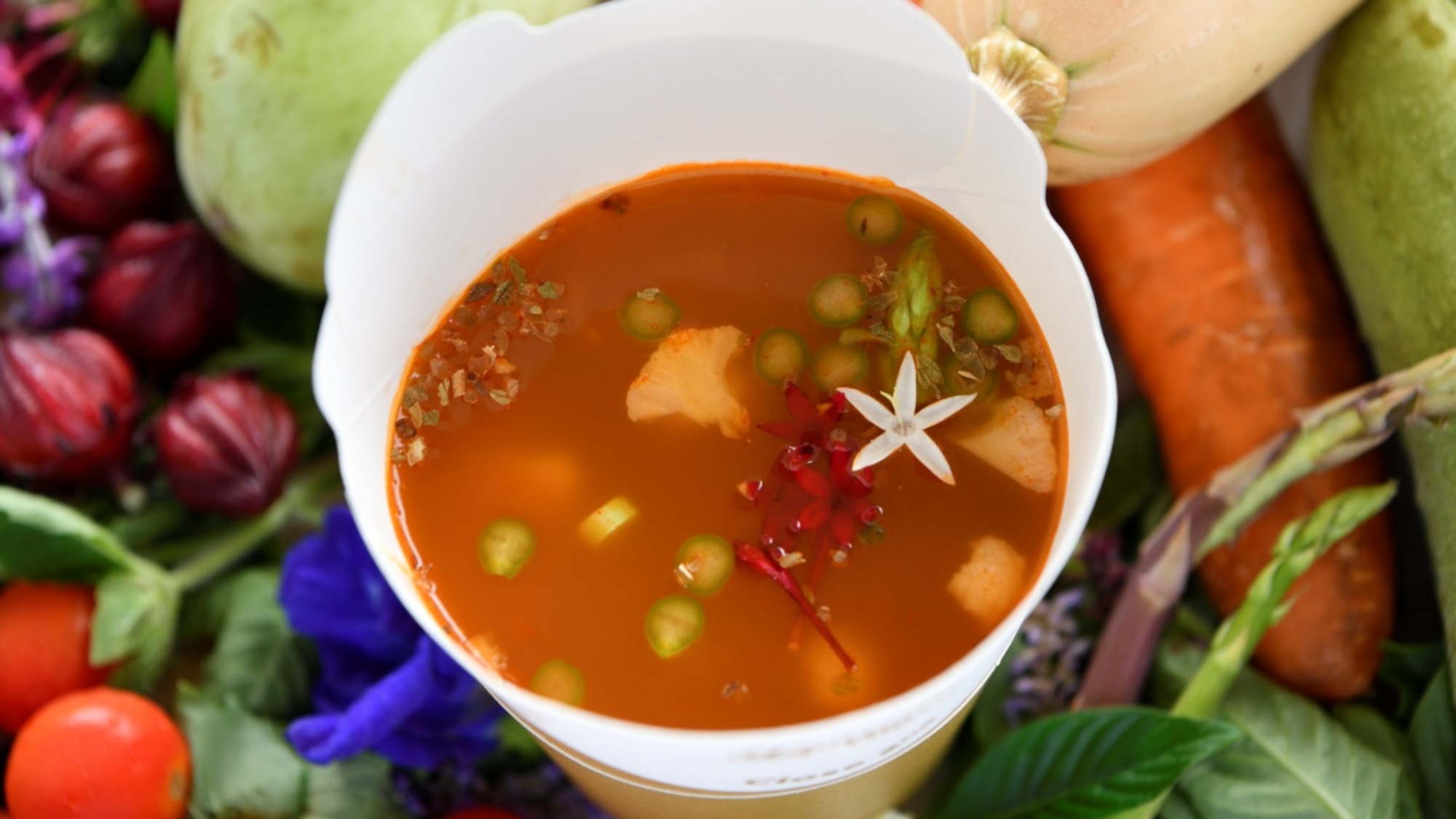 冬季提供のスープ