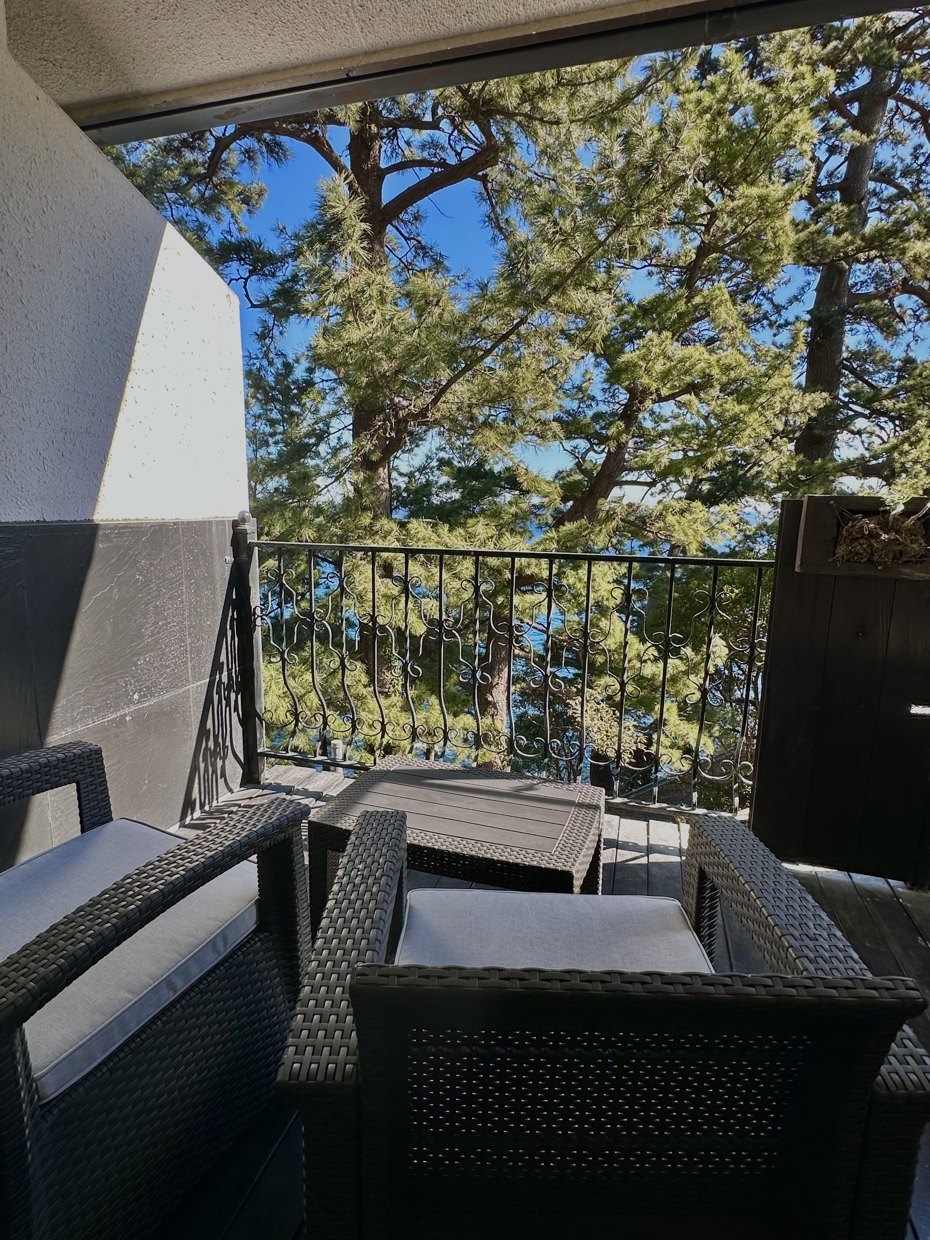 【波音のウェルネスルーム】テラス＆露天風呂