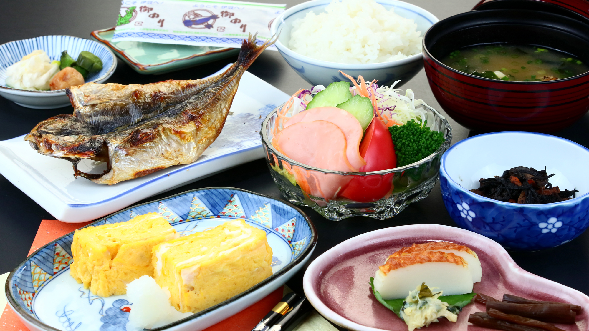 朝食◆民宿ならではのホッとする朝食をどうぞ！