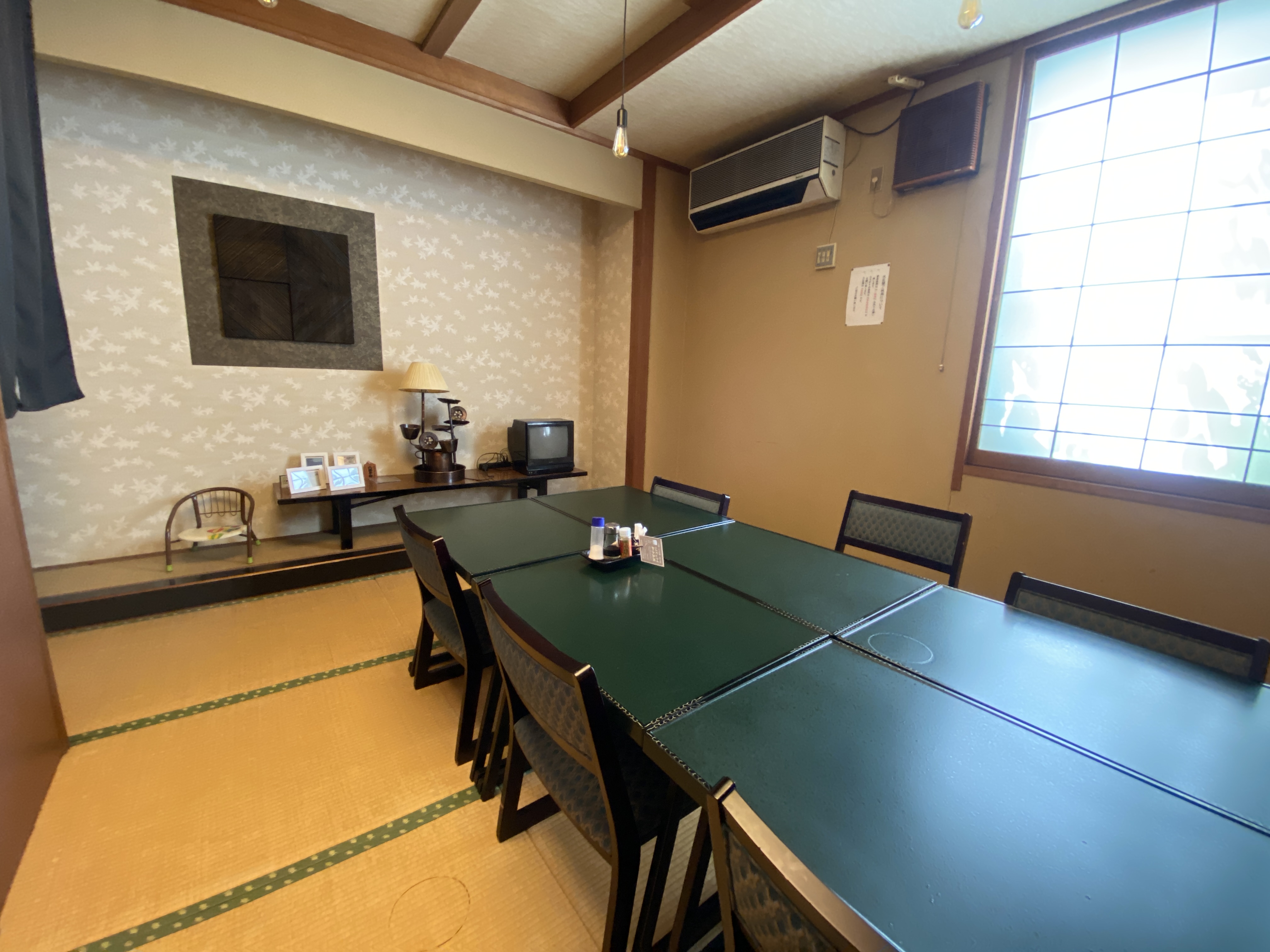 日帰り専用の半個室