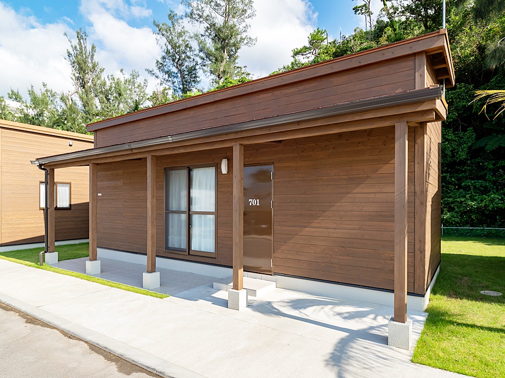 コテージルームの外観です。