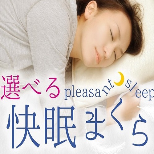 3種類の選べる快眠枕をお貸し出し【数に限りがございます】