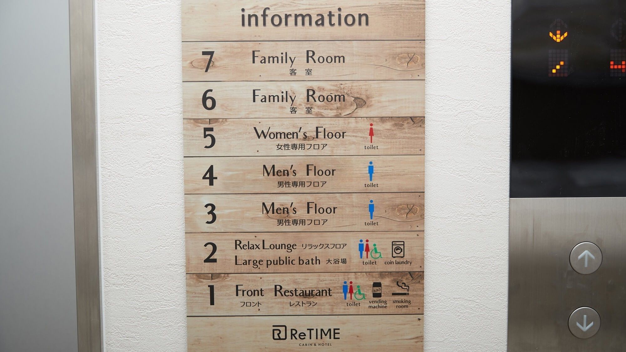 【館内設備】フロア案内★快適な館内移動をサポート。