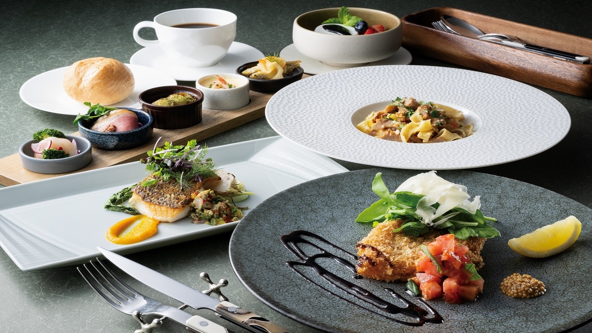 ＜夕食17:00〜＞黒毛和牛やクオッカ自慢の石窯グリル料理を楽しむイタリアンディナー（夕・朝食付き）