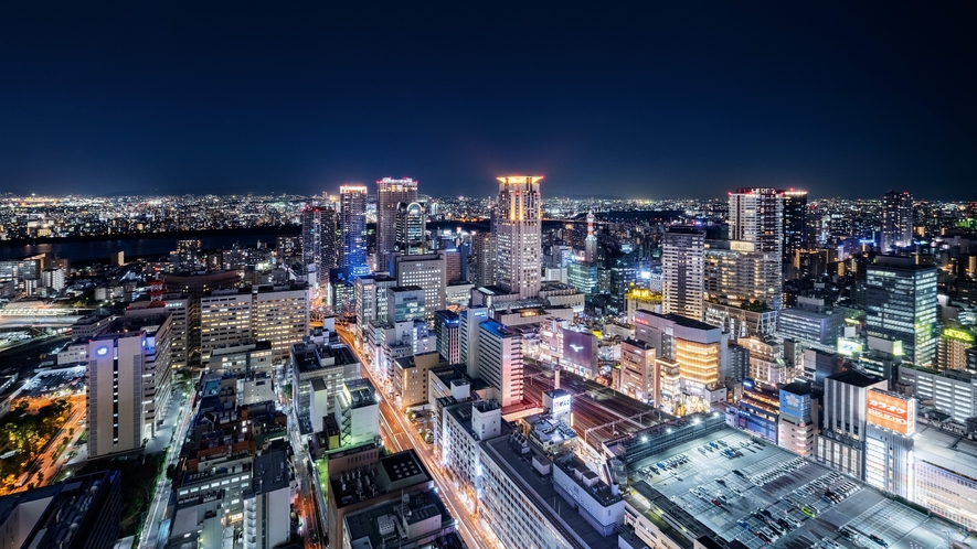 北側高層階客室からの夜景（イメージ）