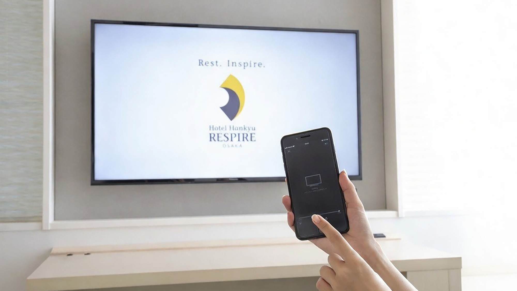 ミラーリング機能付きのテレビを全室に！