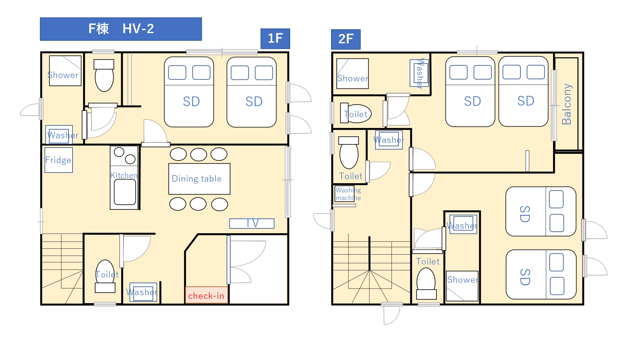 HV-2間取り