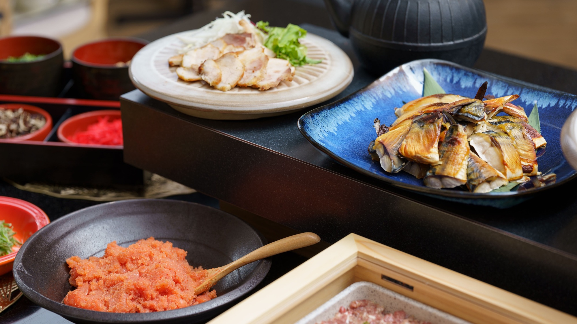 朝食ビュッフェ