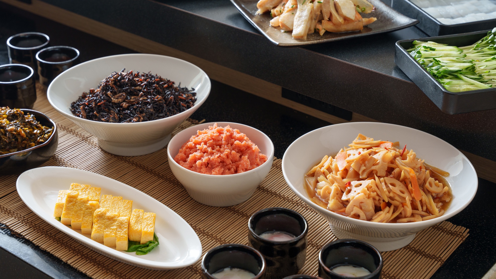 朝食ビュッフェ