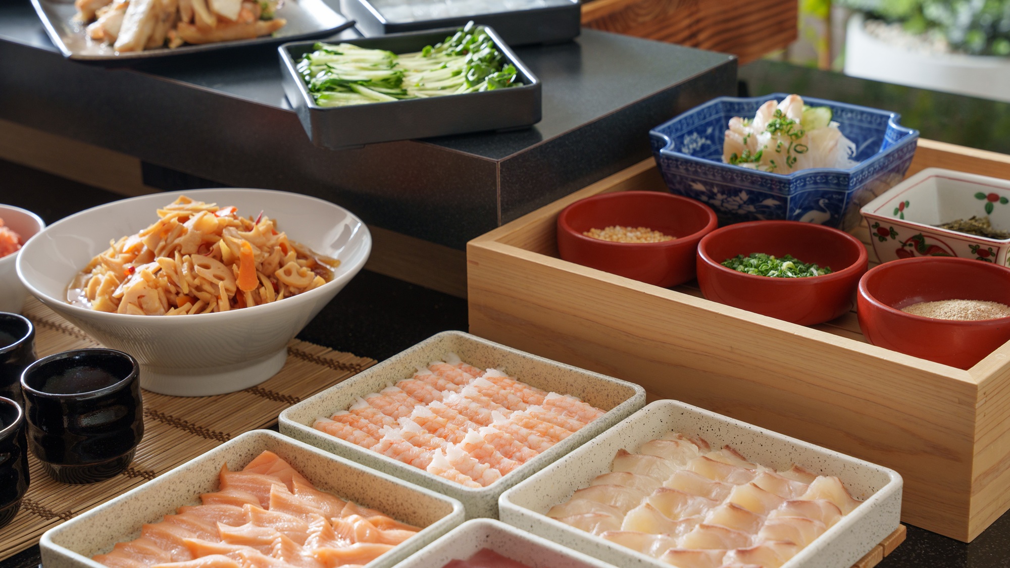 朝食ビュッフェ