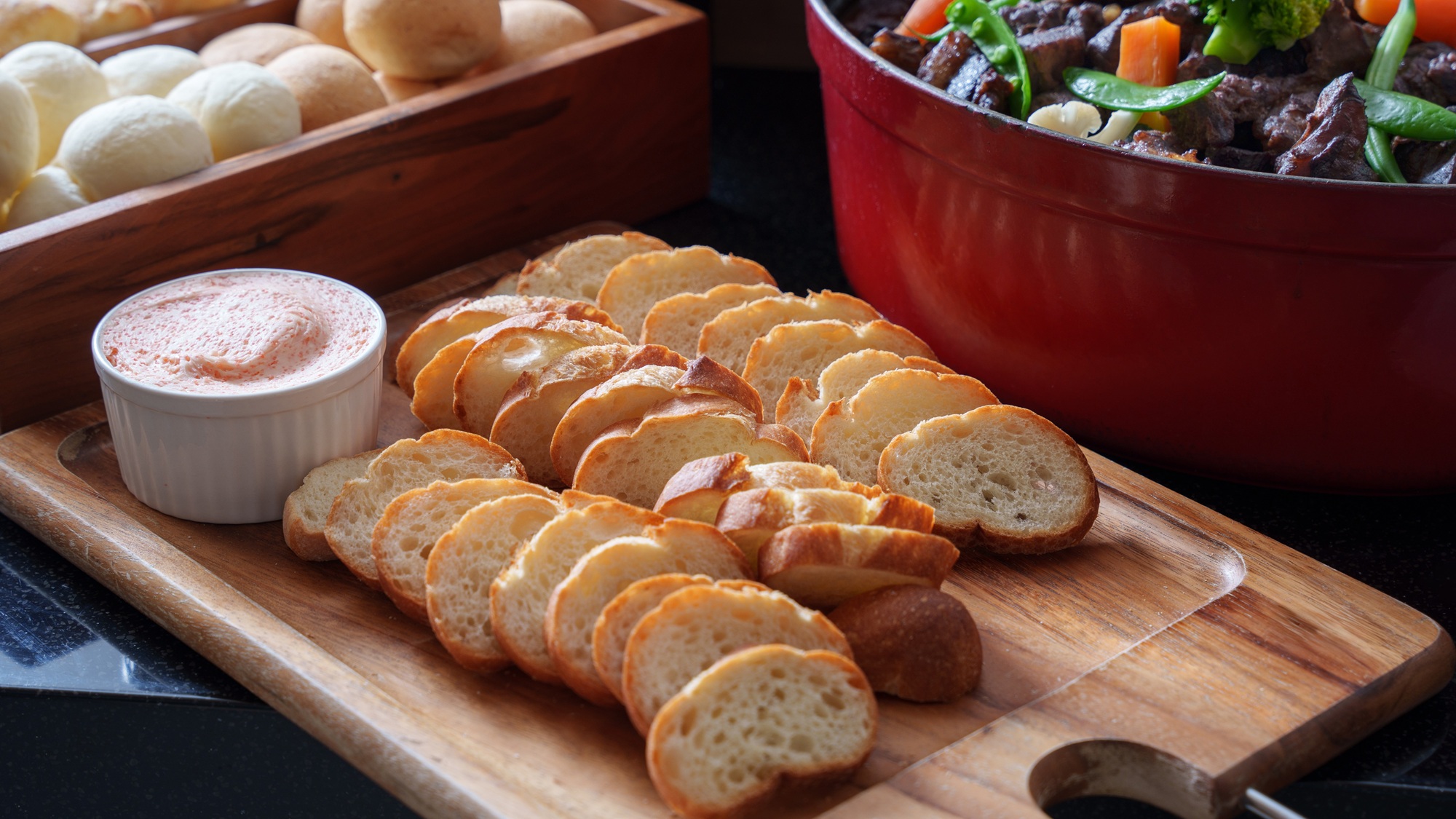 朝食ビュッフェ