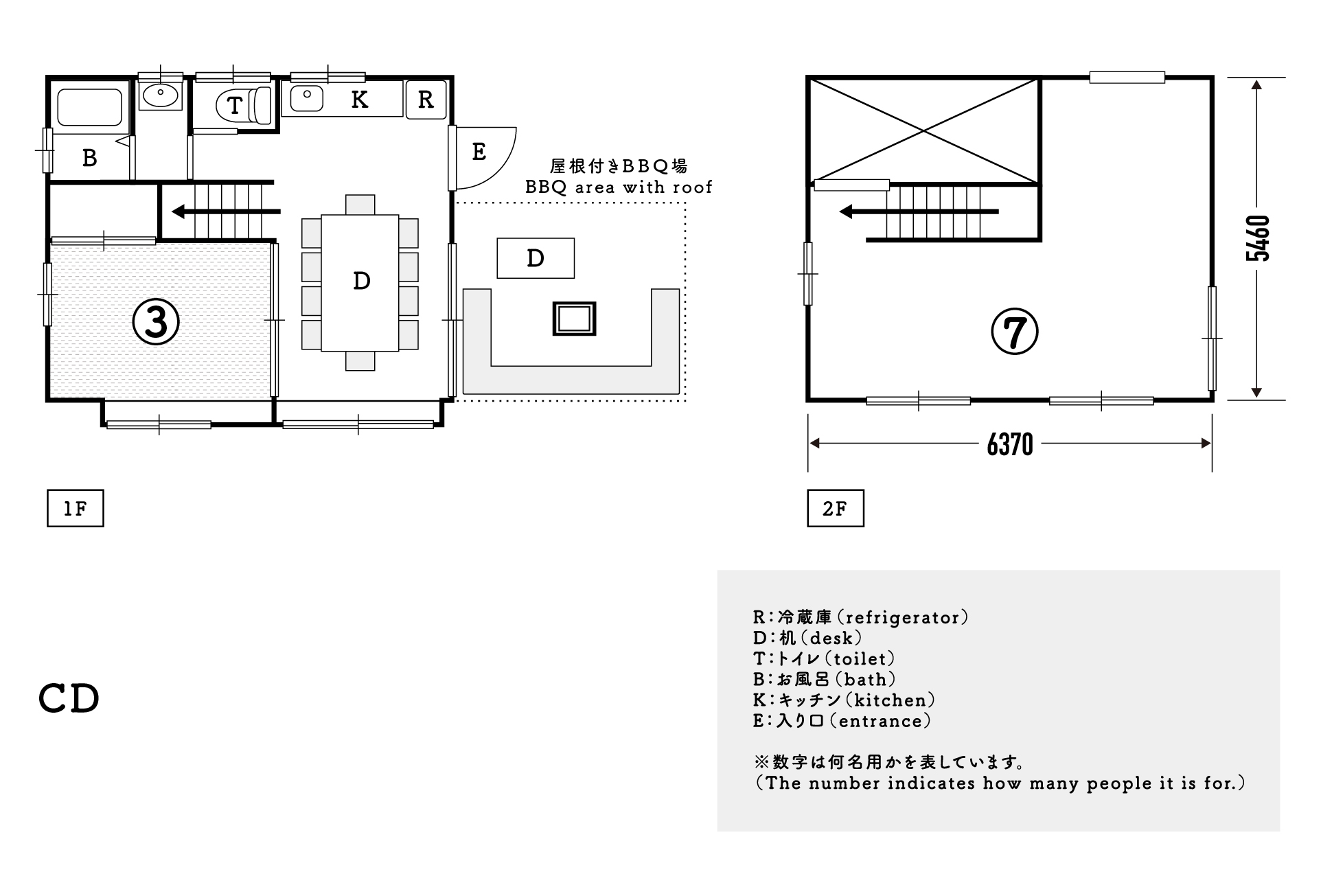 10名用CD棟