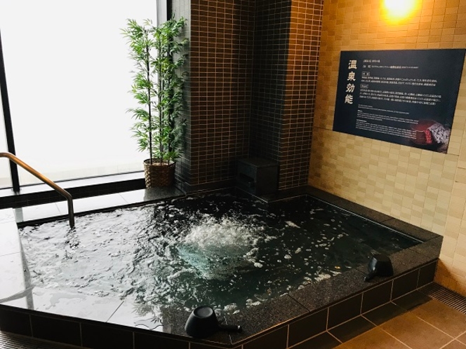 【最上階天然温泉展望スパ】広島市内の夜景を一望できる　露天風呂＆内湯＆サウナを完備した最上階スパ♪