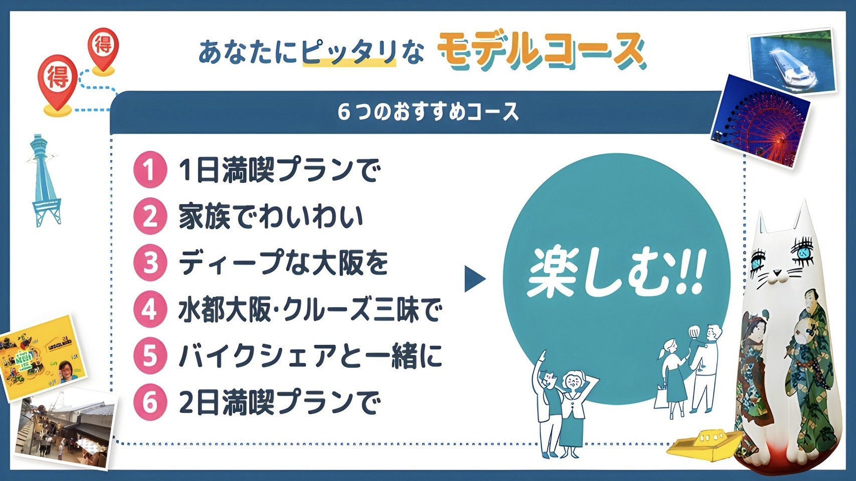 【大阪観光満喫】楽遊パス付きプラン