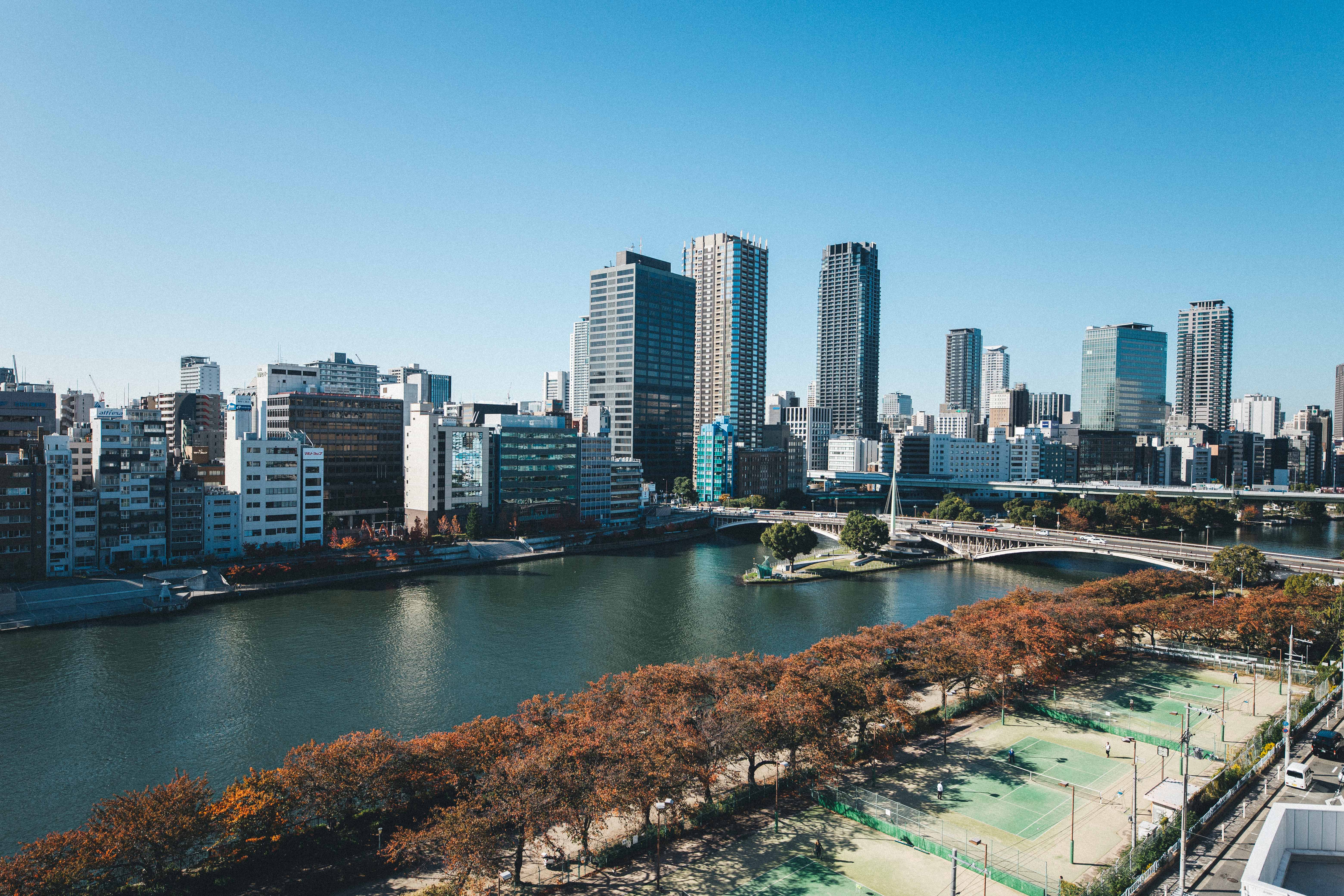 川や公園があり自然豊かな環境