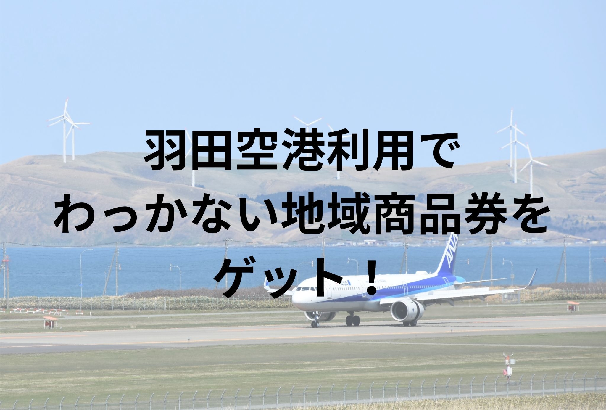 羽田便利用で地域商品券をGET！プラン