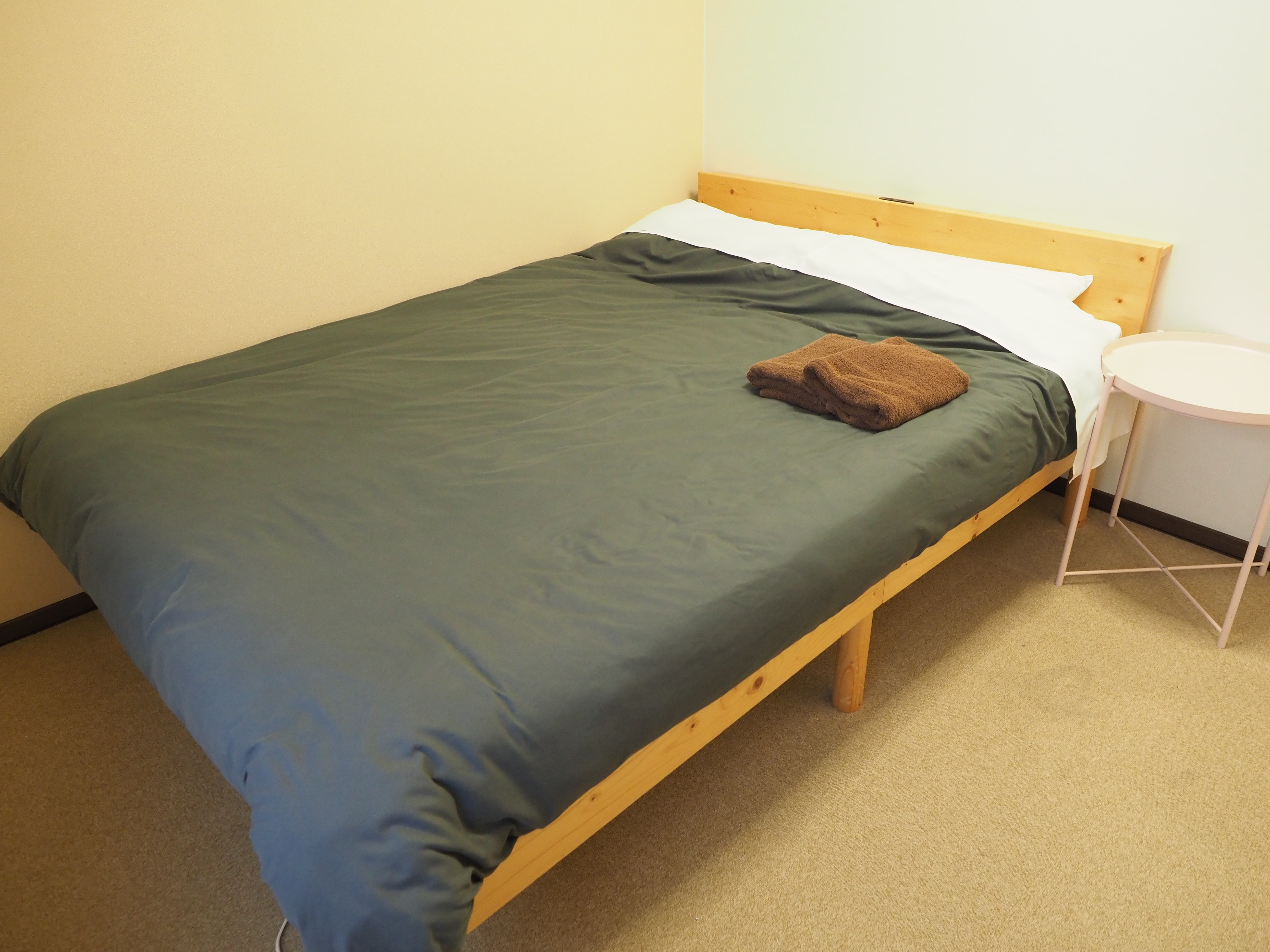 ダブルベッドのお部屋