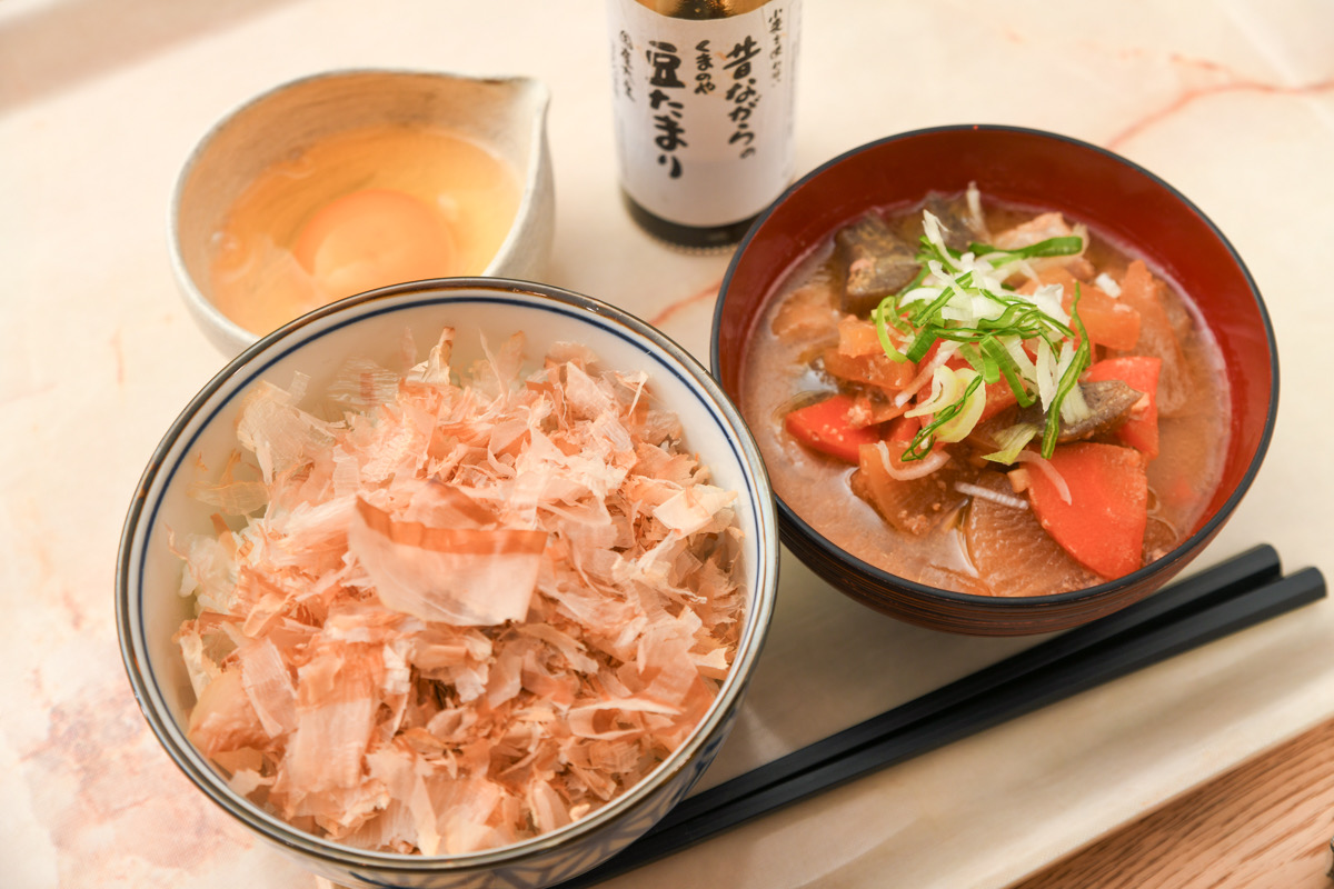 【朝食】シンプルだけどうまい「卵かけご飯セット」