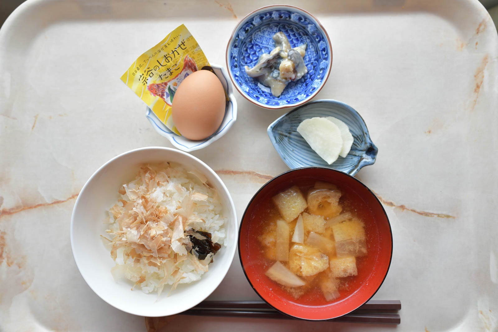 【朝食】卵かけご飯セット