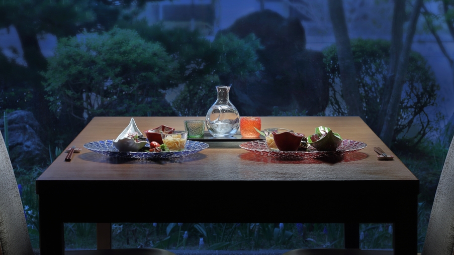 【1日3組限定】ASAKASO×湯のやど楽山〜二つの宿を一度に味わえる＜1泊3食付の特別プラン＞