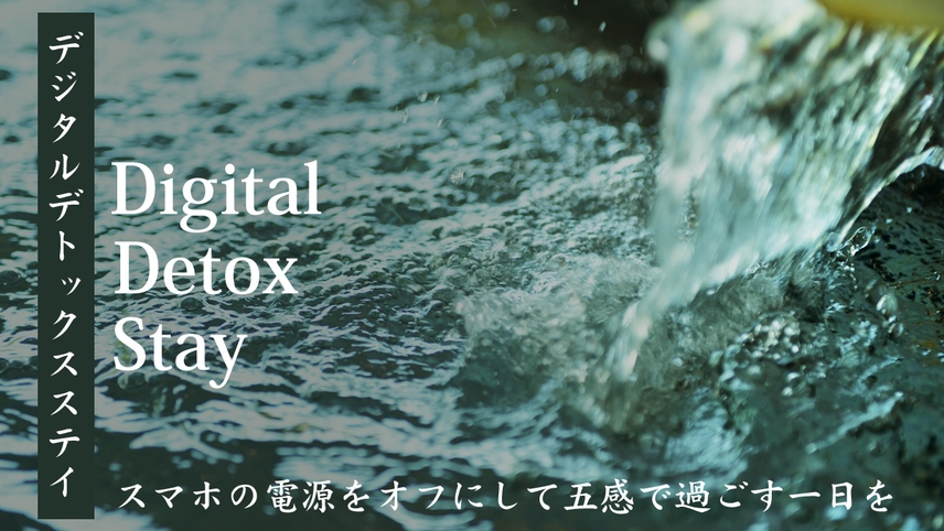 【デジタルデトックスステイ】スマホの電源をオフにして五感で過ごす一日を＜オールインクルーシブ＞