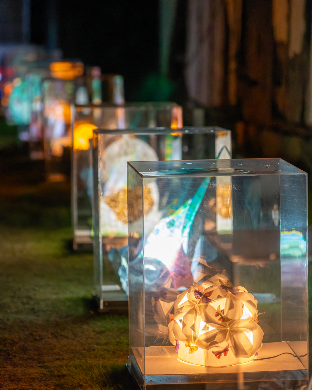 美濃和紙あかりアート展