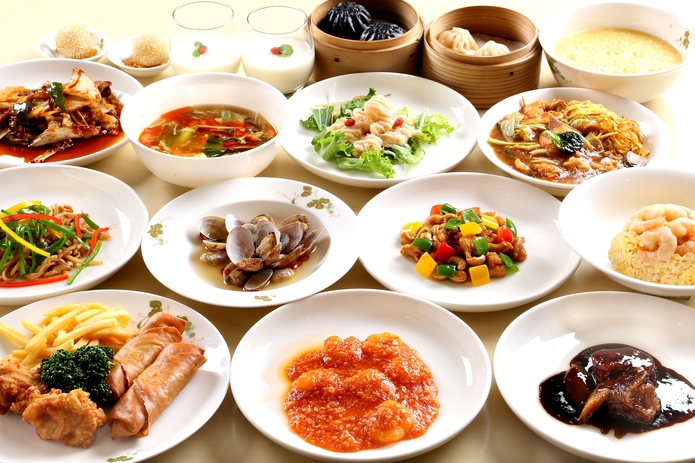 【土日祝限定】中国料理香満樓／中華テーブルオーダーバイキング／2食付