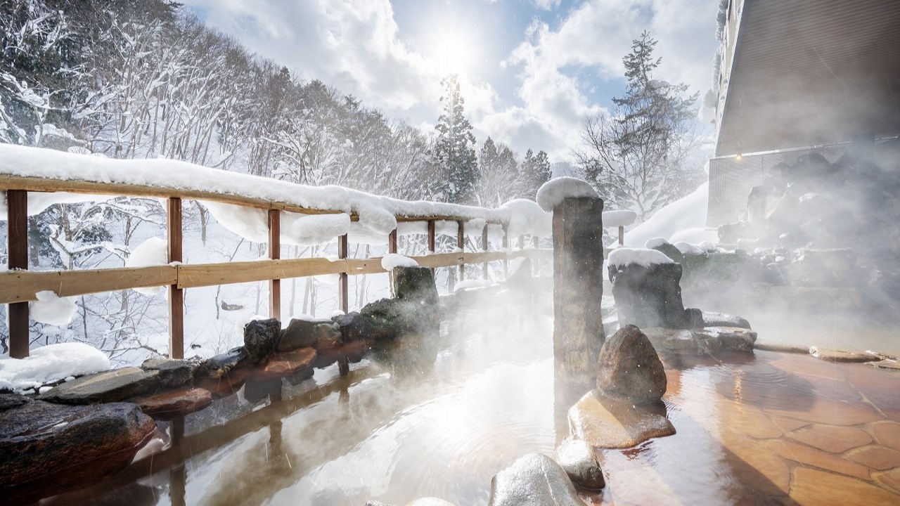 【冬旅】雪の秋ノ宮温泉郷へ☆チェックアウト10時の条件付きでお得にご宿泊♪