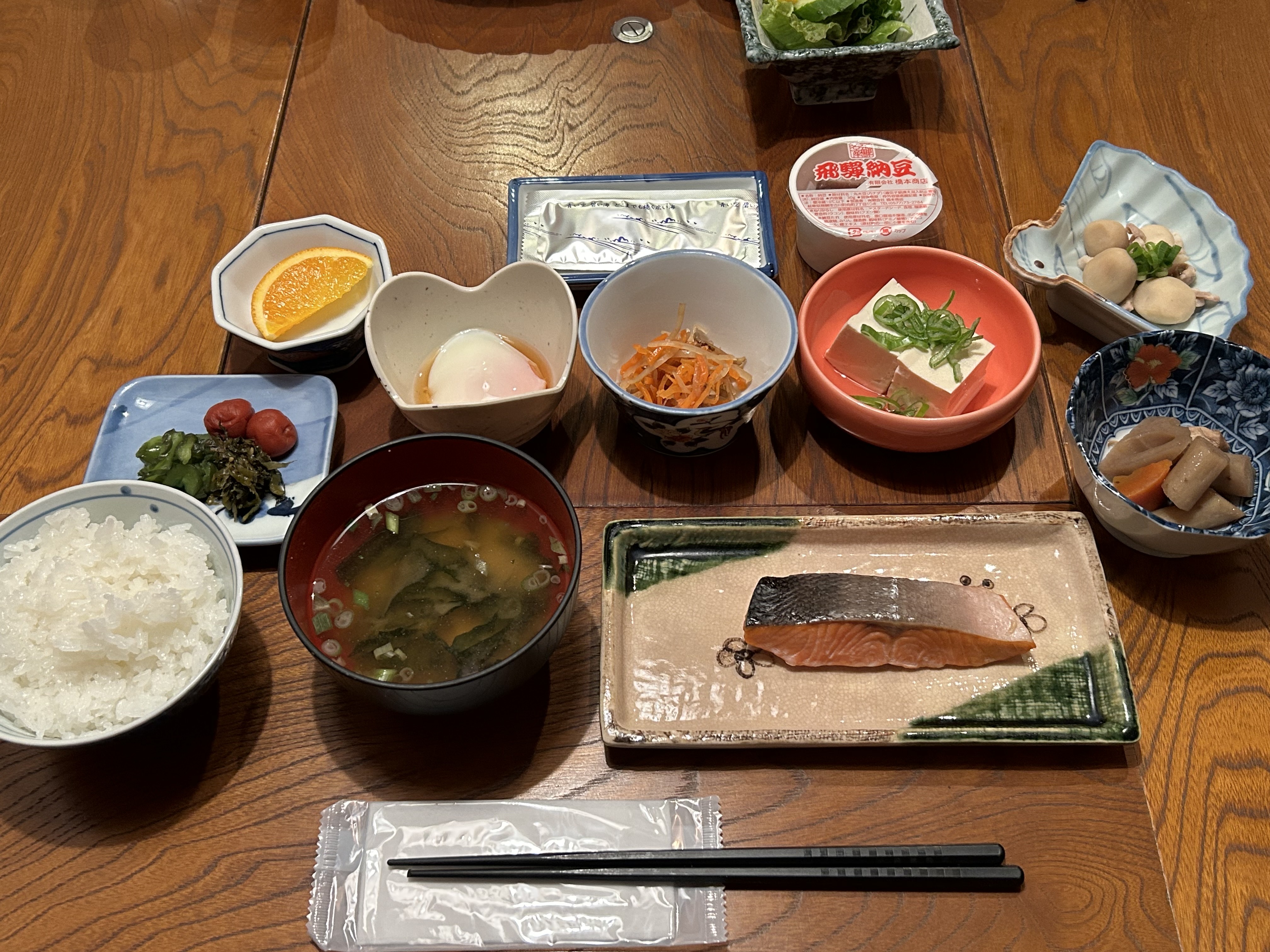 朝食一例
