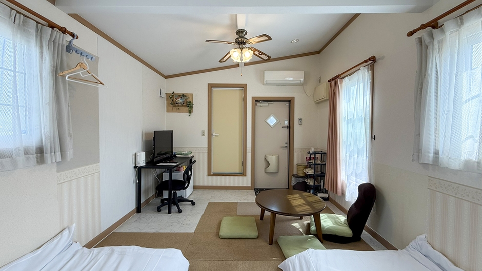 【新春お年玉企画　ポイント2倍】素泊／トレーラー　ペットOK◆「ごはんカフェきゅういち」でお食事可◎