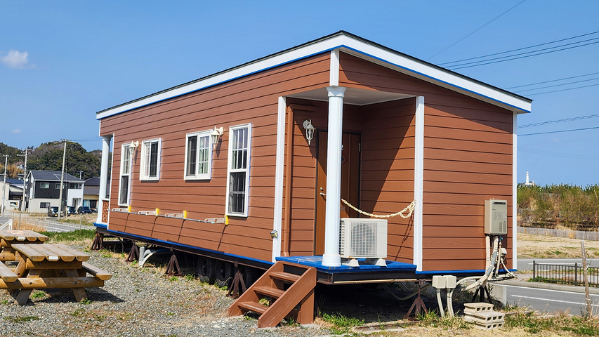 【素泊／トレーラーハウス】ペットOK◆併設の「ごはんカフェきゅういち」でお食事も可◎