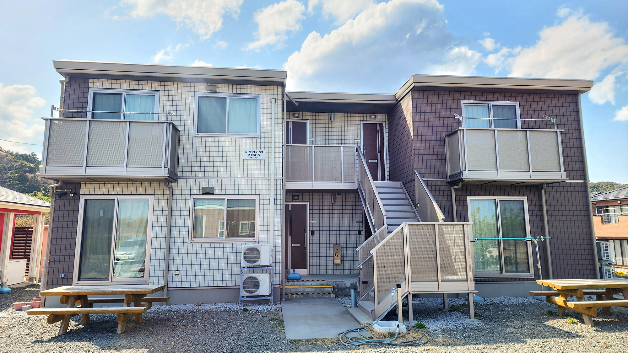 #外観◆広々ゆったりアパートタイプの客室で気兼ねなくお過ごしいただけます