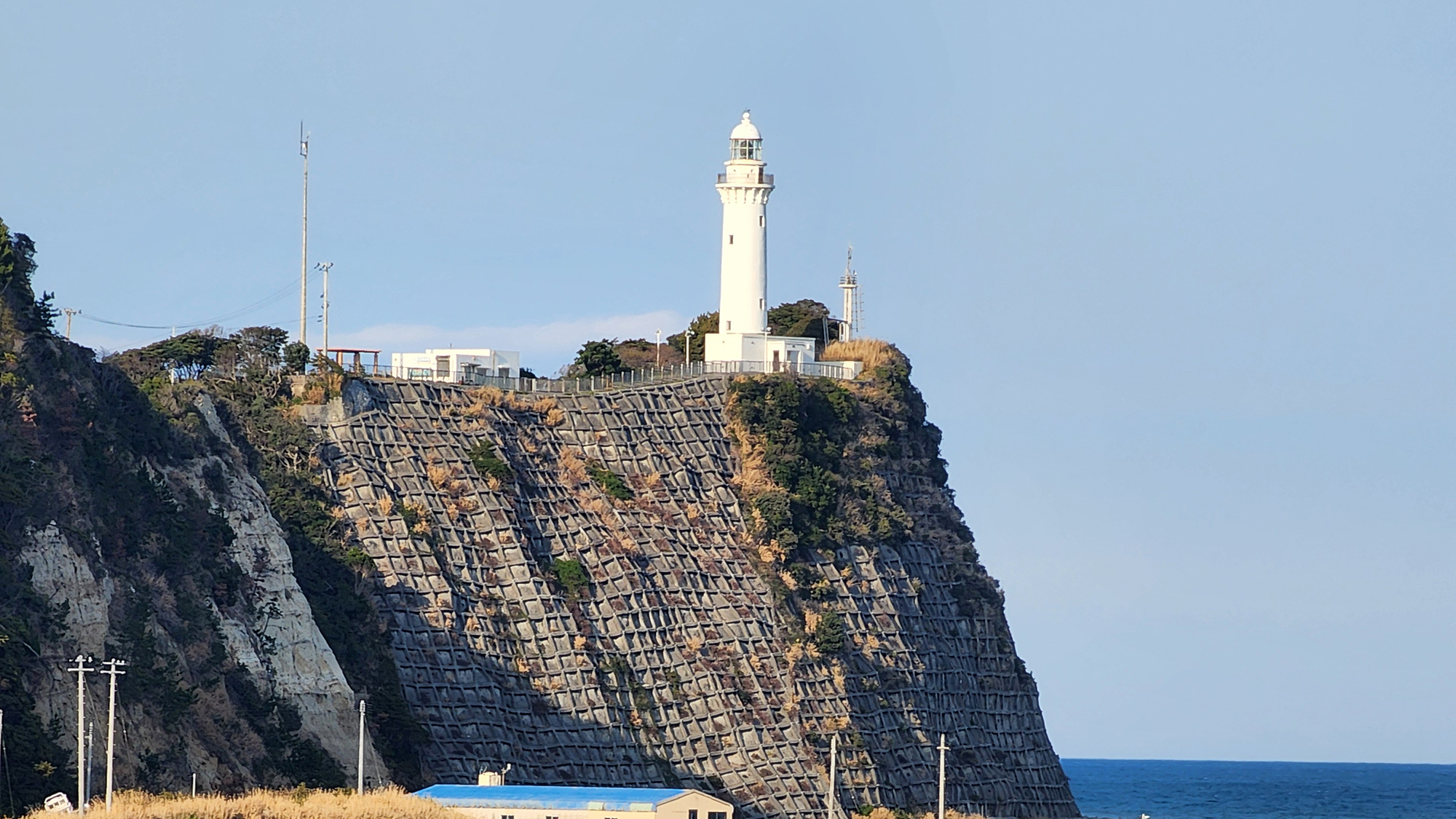 #周辺◆徒歩3分の所より塩屋埼灯台が見えます