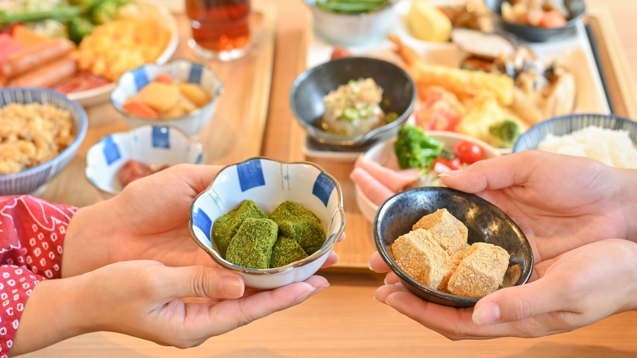 【のどぐろの干物】に舌鼓♪【季節のおばんざい】など和風総菜が充実♪京の彩り朝食ビュッフェ付