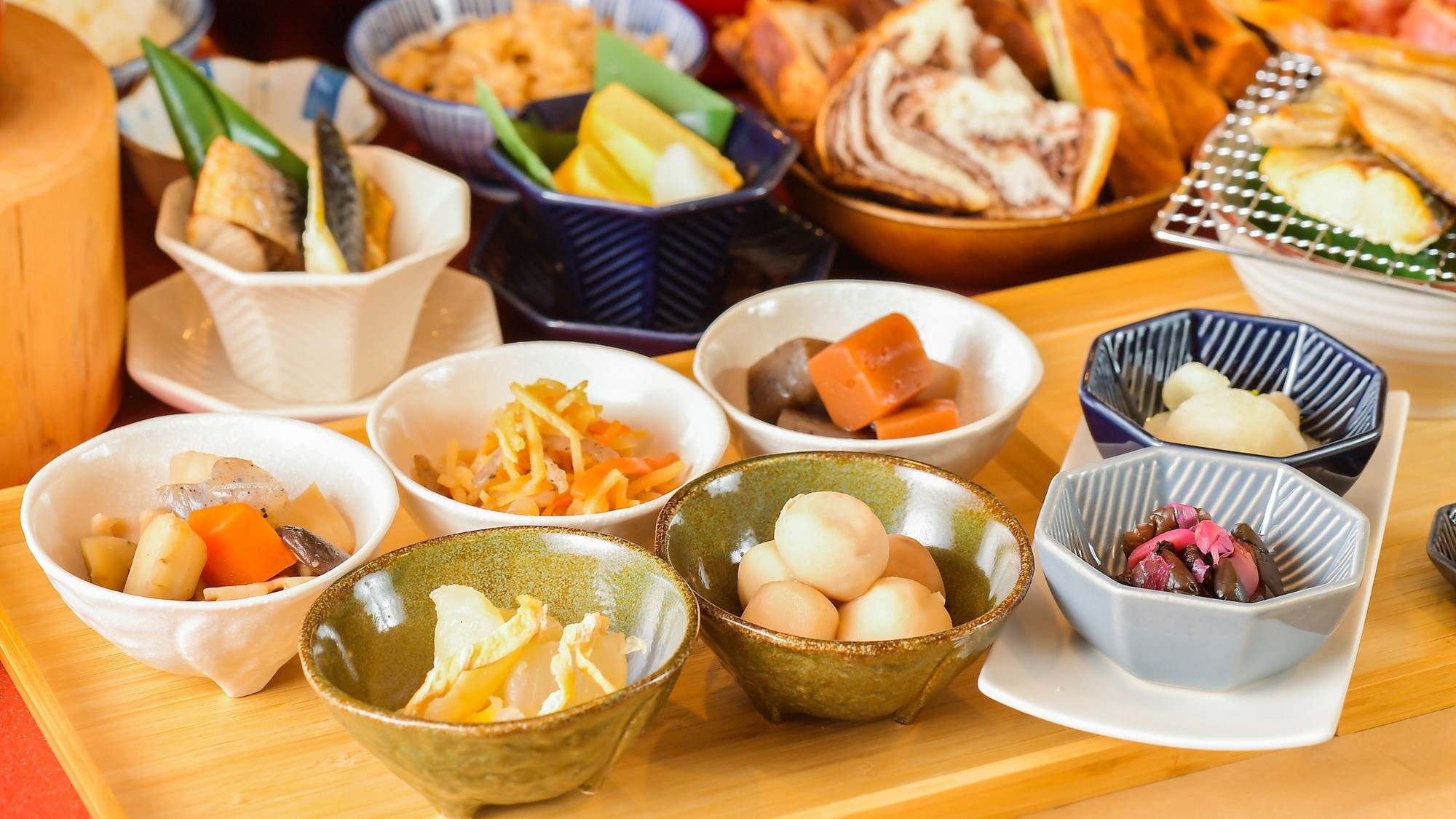 「のどぐろ」が自慢の朝食バイキング