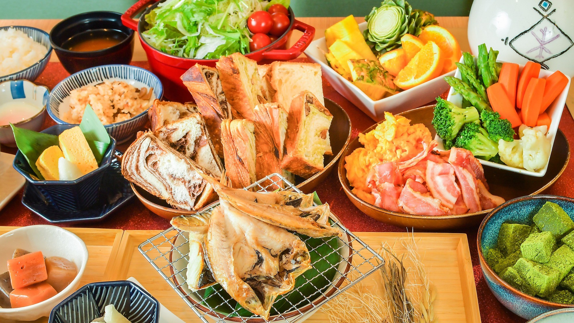 「のどぐろ」が自慢の朝食バイキング