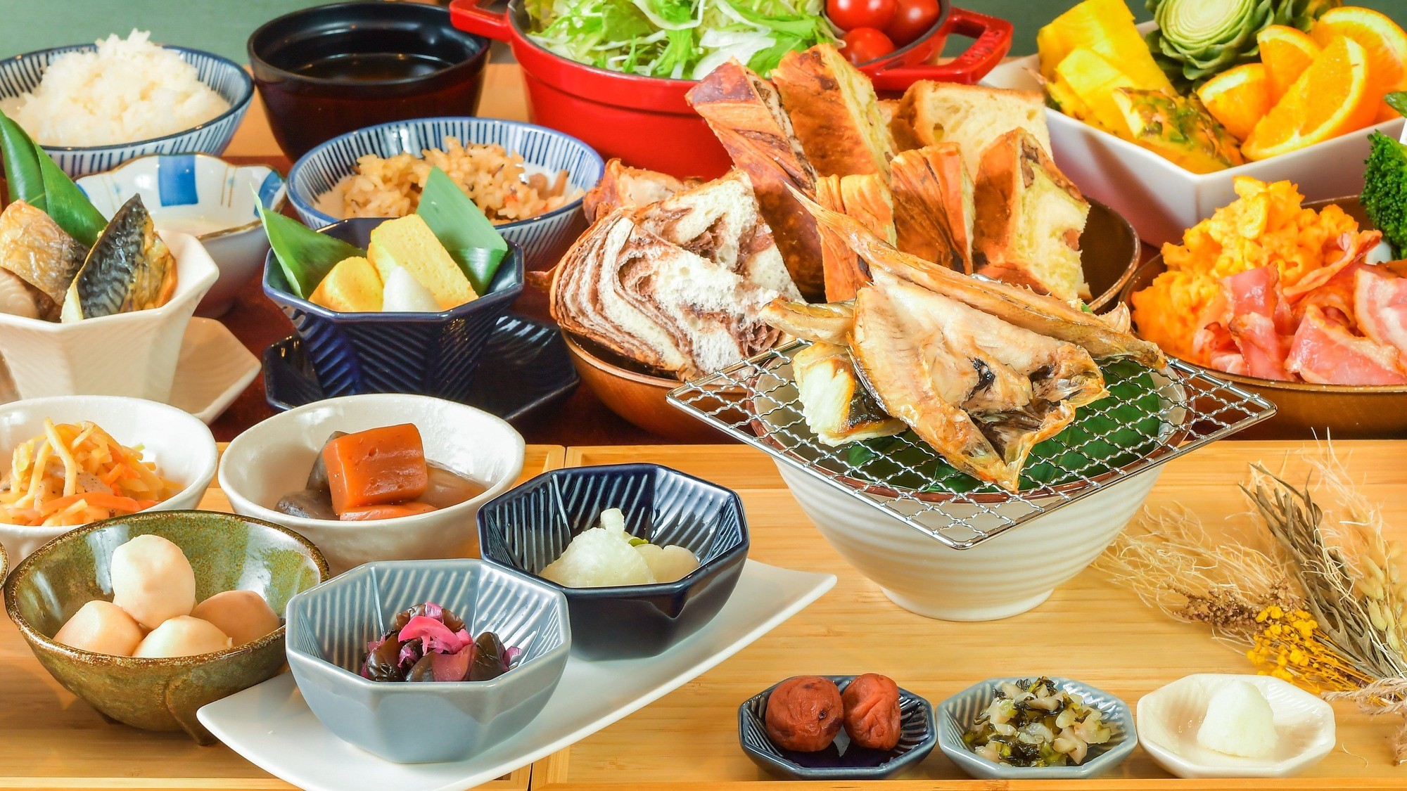 「のどぐろ」が自慢の朝食バイキング