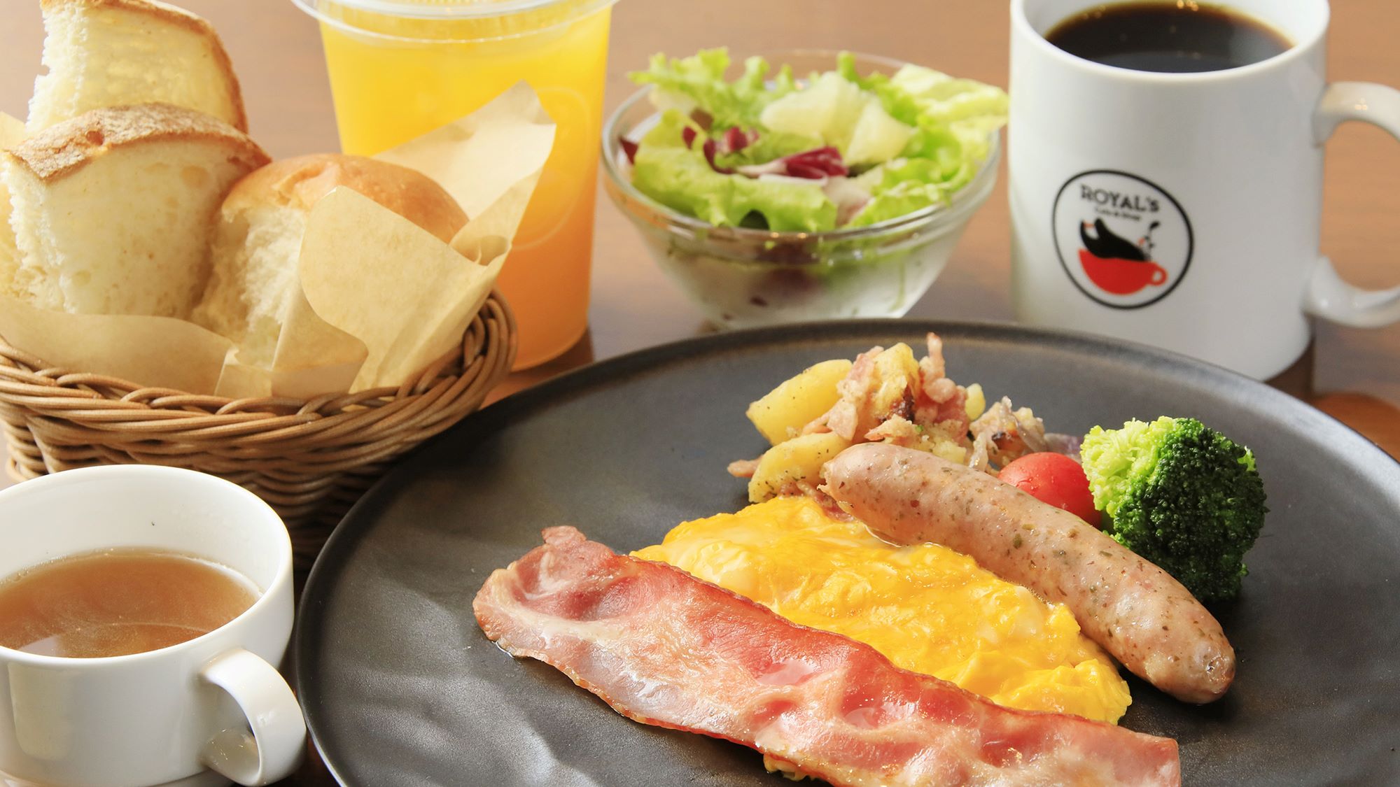 フレンチトーストモーニングセットA