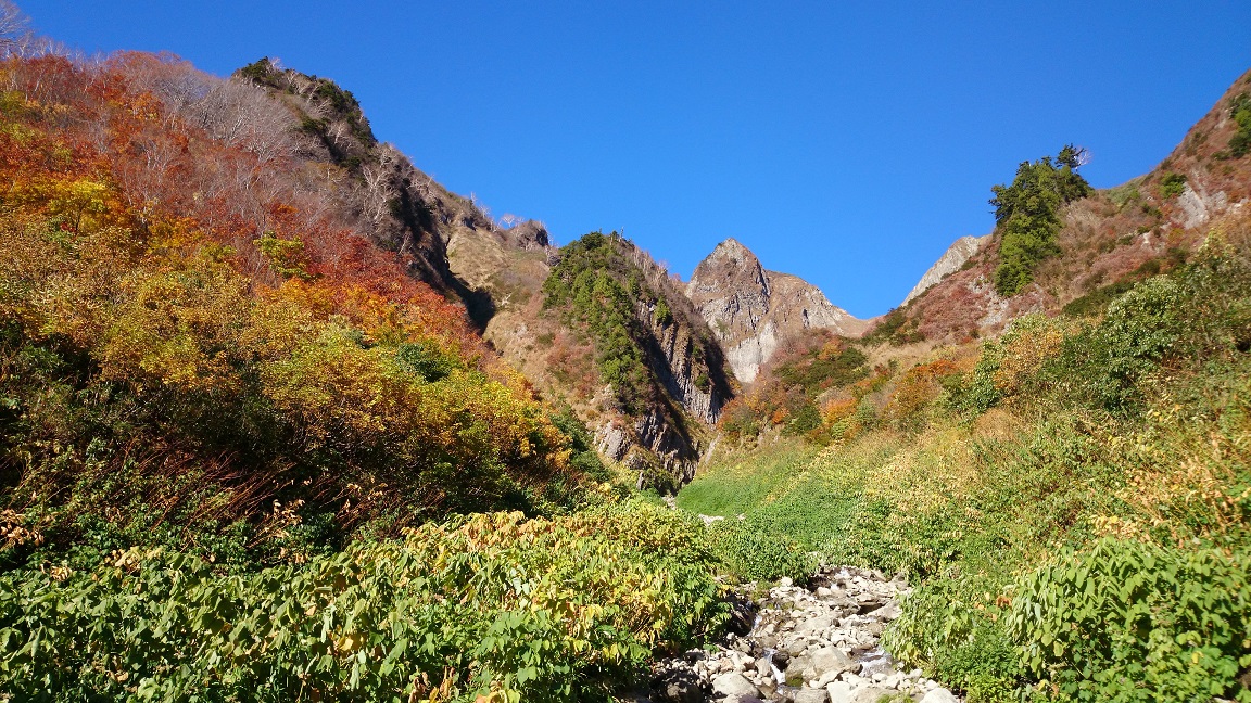 雨飾山　紅葉