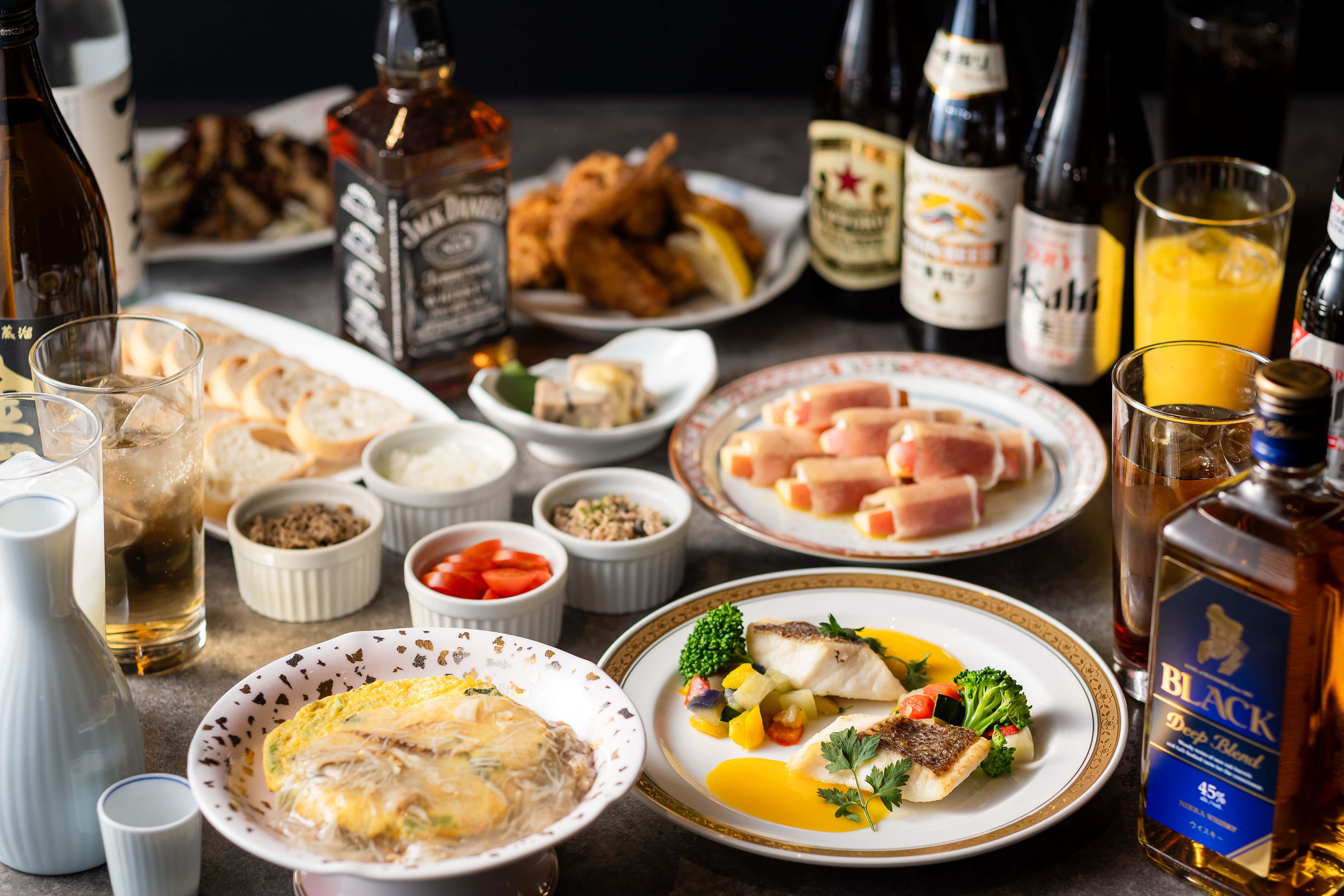 冬のブッフェ料理と飲み放題